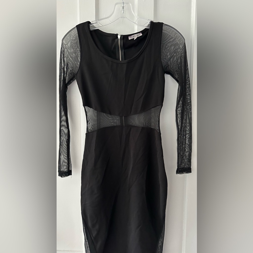 Charlotte Russe Black Top with Zipper